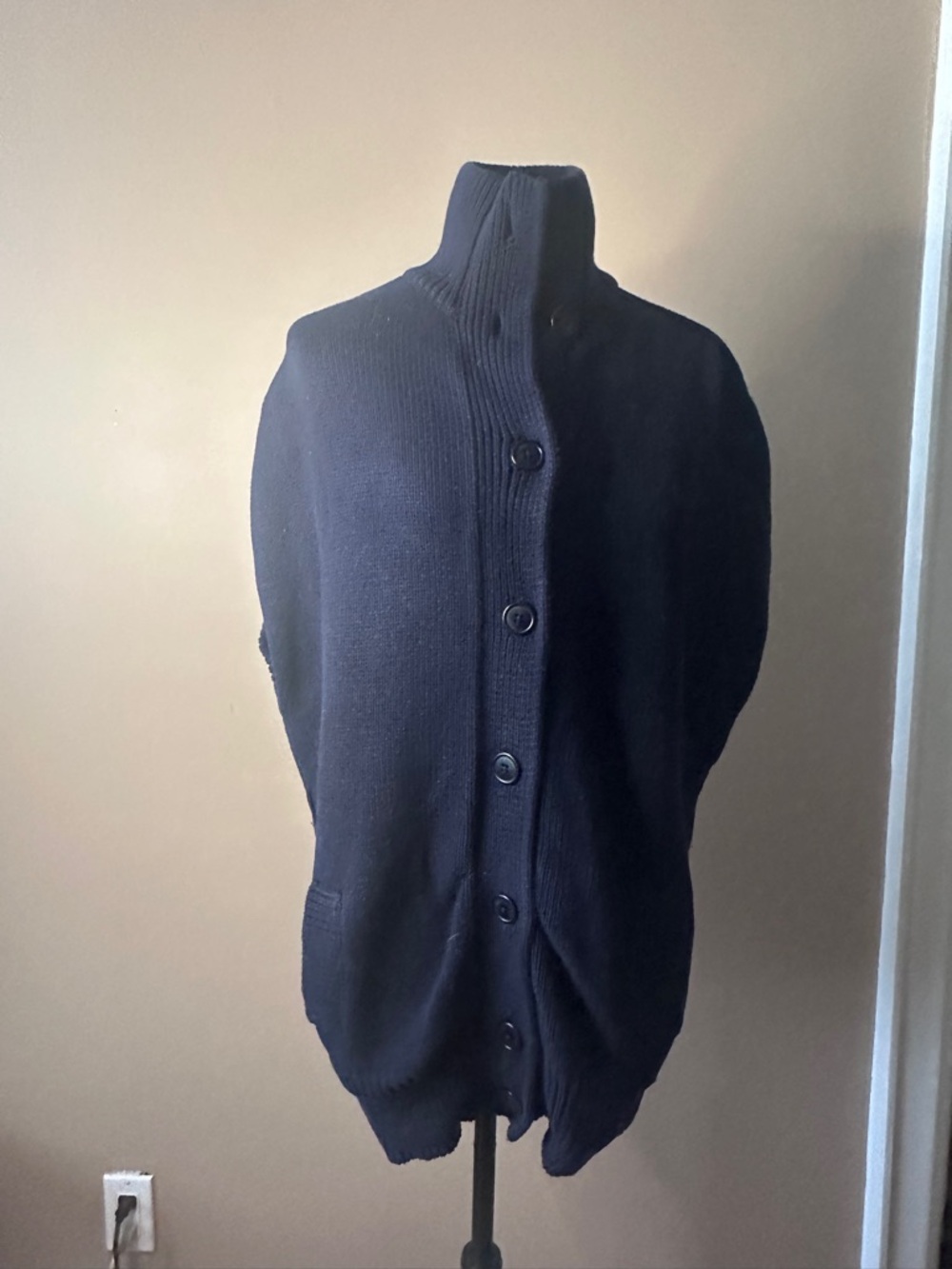 Ralph Lauren Polo Jeans Company Vintage Navy Blue Collared Sweater Vest